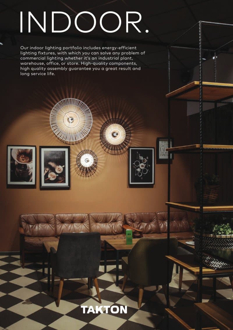 Takton Indoor catalogue cover