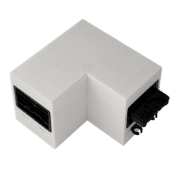 L connector white LEFT 2