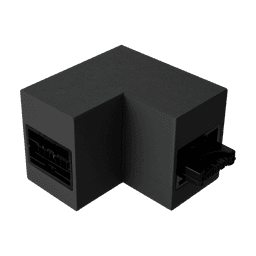 L connector dark grey LEFT 2