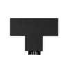 T connector dark grey