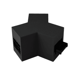 Y connector dark grey 2