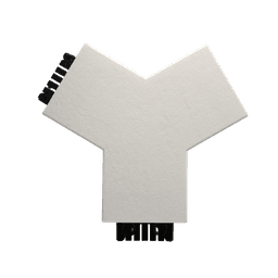 Y connector white 1