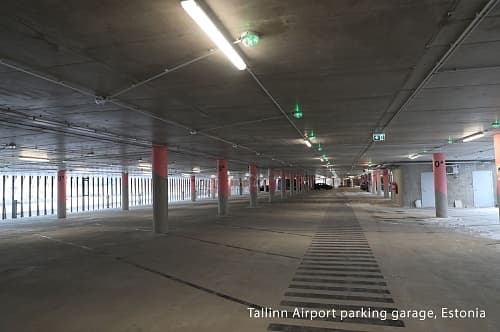Tallinn Airport Parking Garage